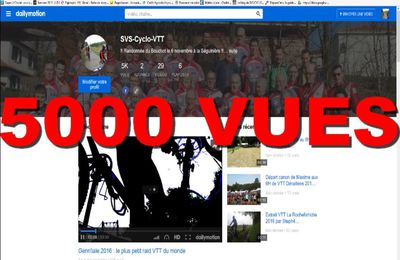 5000 vues sur Dailymotion