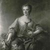  LOUIS XIV  -  Catherine-HENRIETTE BELLIER, dite Cateau-la-borgnesse, la baronne de Beauvais, à qui il manquait un œil, l'éveille .....