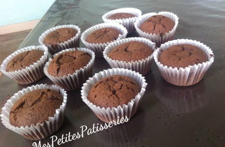 Muffins au Chocolat cœur Spéculos 