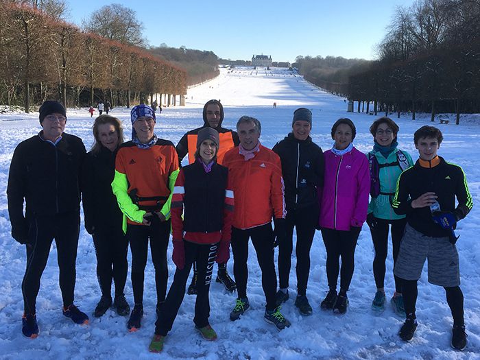 Le Parc de Sceaux sous la neige