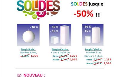 Soldes chez Candles and Shells