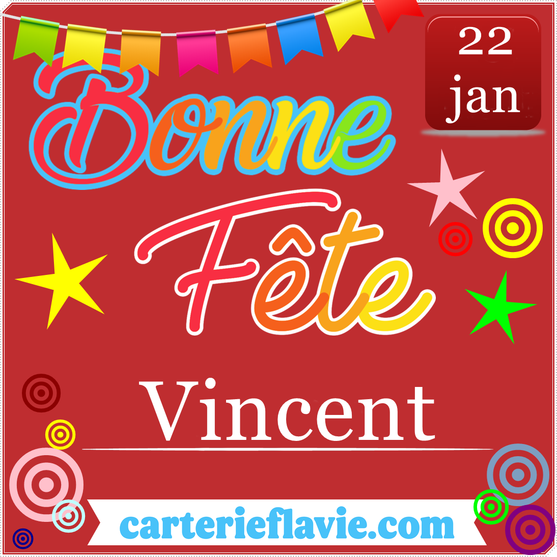 22 janvier, bonne fête à Vincent