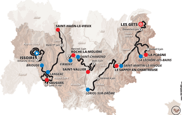 Le Critérium du Dauphiné à suivre du 30 mai au 6 Juin sur France 3