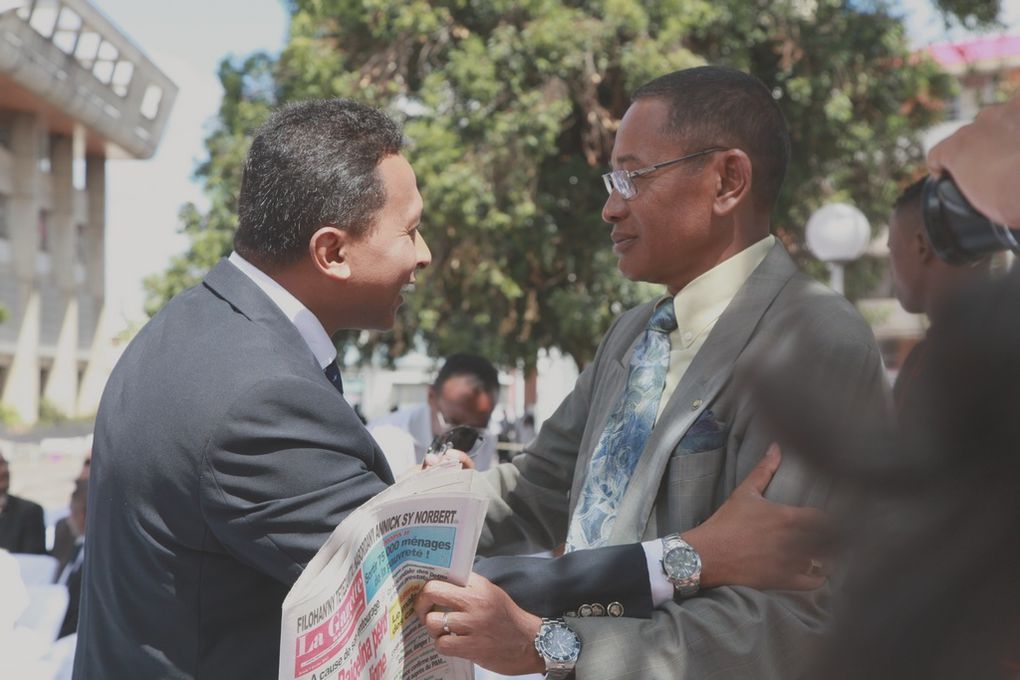 Commémoration des 4 ans de la tuerie devant le Palais d'Ambohitsorohitra. Photos: Harilala Randrianarison 1