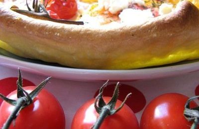 Tarte Tomates Ananas et Tomates Cerises