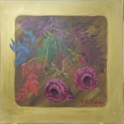 ROSES À LA BORDURE DORÉE