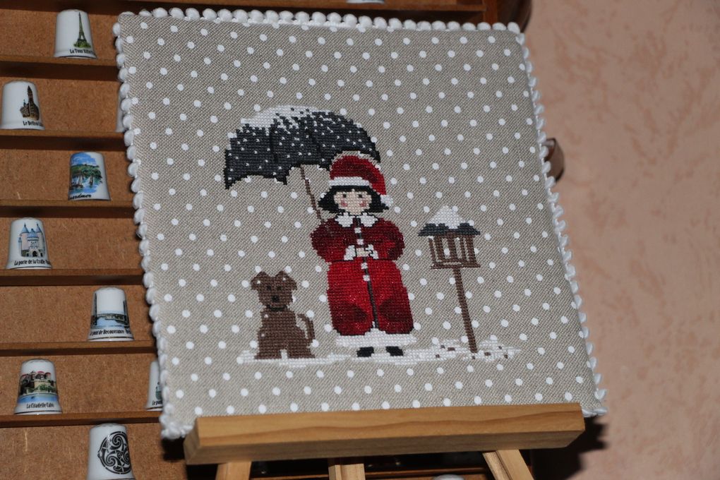 Premier décembre, première  neige ,décoration hivernale et calendriers de l'Avent