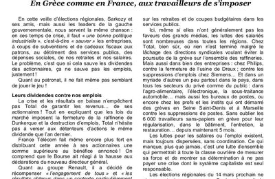 Bulletin l'Étincelle Arkema Pierre-Bénite/Rhodia Saint-Fons Chimie du 03/10/2010