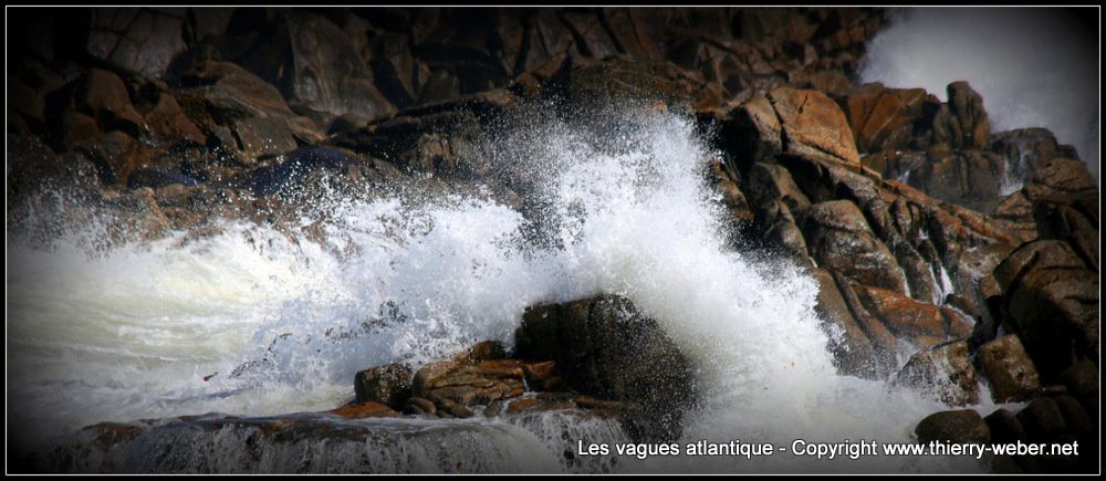 Les vagues atlantique - Panoramiques - Côte Sauvage Le Croisic - Batz-sur-Mer - Photos Copyright Thierry Weber