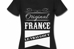 T shirt France le vrai gout FNR