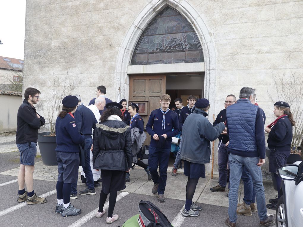 Messe de l'Annonciation à Marlieux avec l'Ensemble de l'Inter-maîtrise du District Scout d'Europe de l'Ain. La messe a été célébrée par l'abbé Thierry Blot.