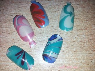 Voici les photos des nails art que j'ai fait avant de créer ce blog