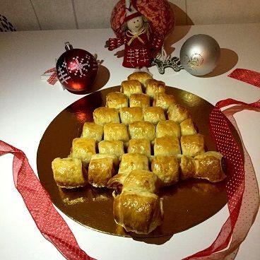 Sapin de Noël feuilleté