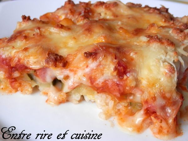 Gratin de Courgettes au Jambon et à la Tomate