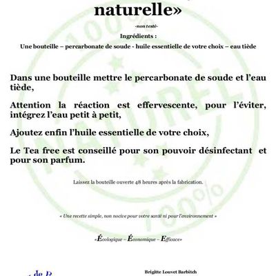 eau de javel naturelle 