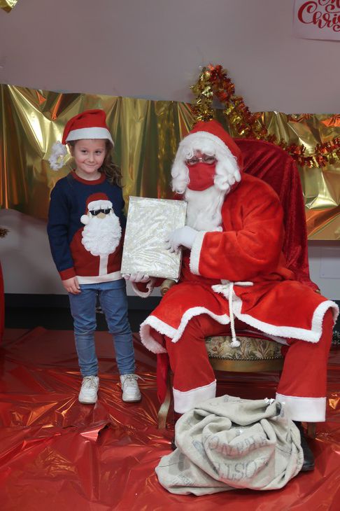 Le Père-Noël est venu à l'école... photos individuelles