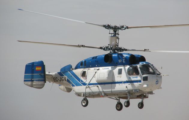 Pasaron por Mendoza los Helicopteros Kamov y Bell 212