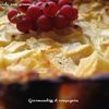Flognarde aux pommes.