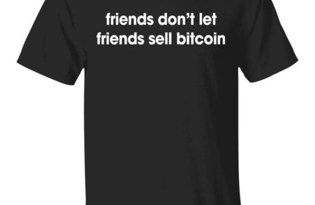  Friends Don’t Let Friends Sell Bitcoin Shirt