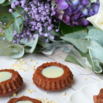 Monocoles pâte à tartiner/chocolat blanc