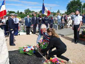 Inauguration du Carré Militaire de Chatillon La Palud