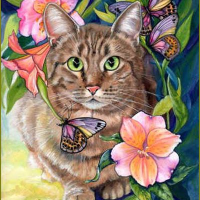 Les chats par les peintres -   Denise Freeman