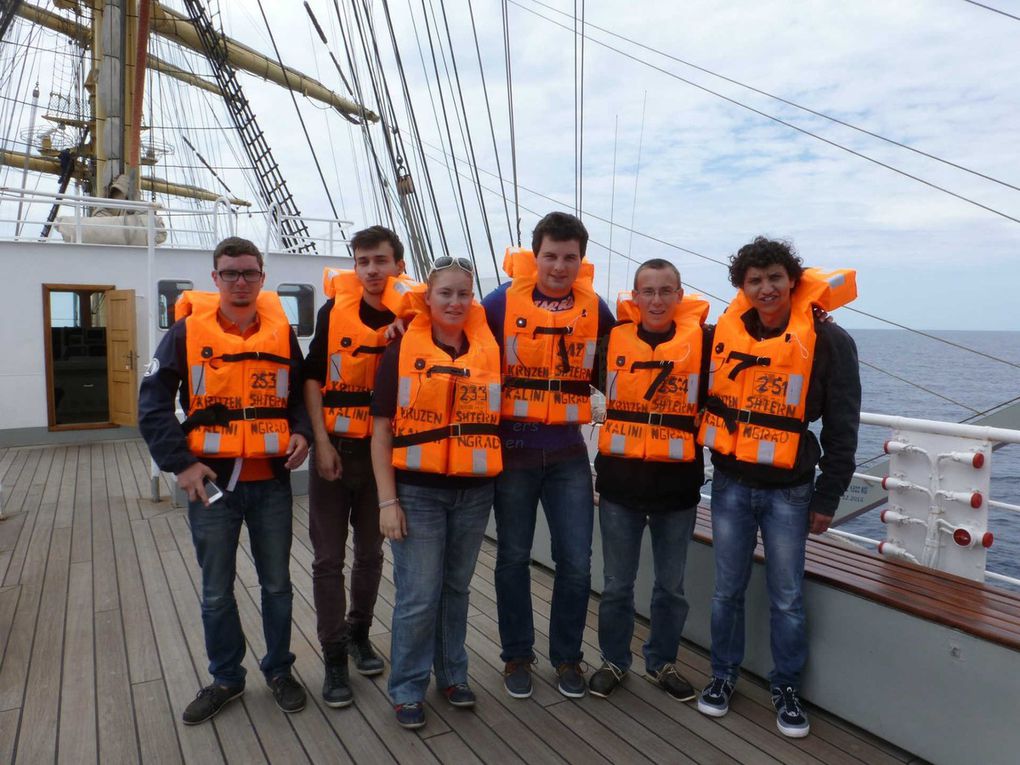 Embarquement à bord du Kruzenshtern du 27 mai au 10 juin 2014.