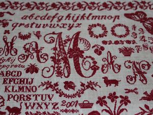 Une belle broderie ....finie