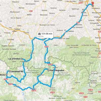 Aragon - 700 kms/3 jours (Cols, lacs, cascades)