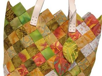 Sac patchwork aux couleurs d'automne #sac #patchwork #jellyrolls #automne