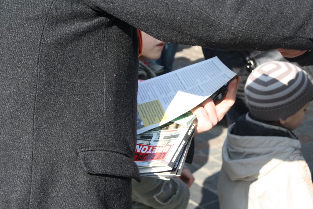 Campagne de Xavier et Mireille sur les marchés de Larmor et de Ploemeur