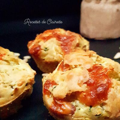Muffins courgettes et scamorza