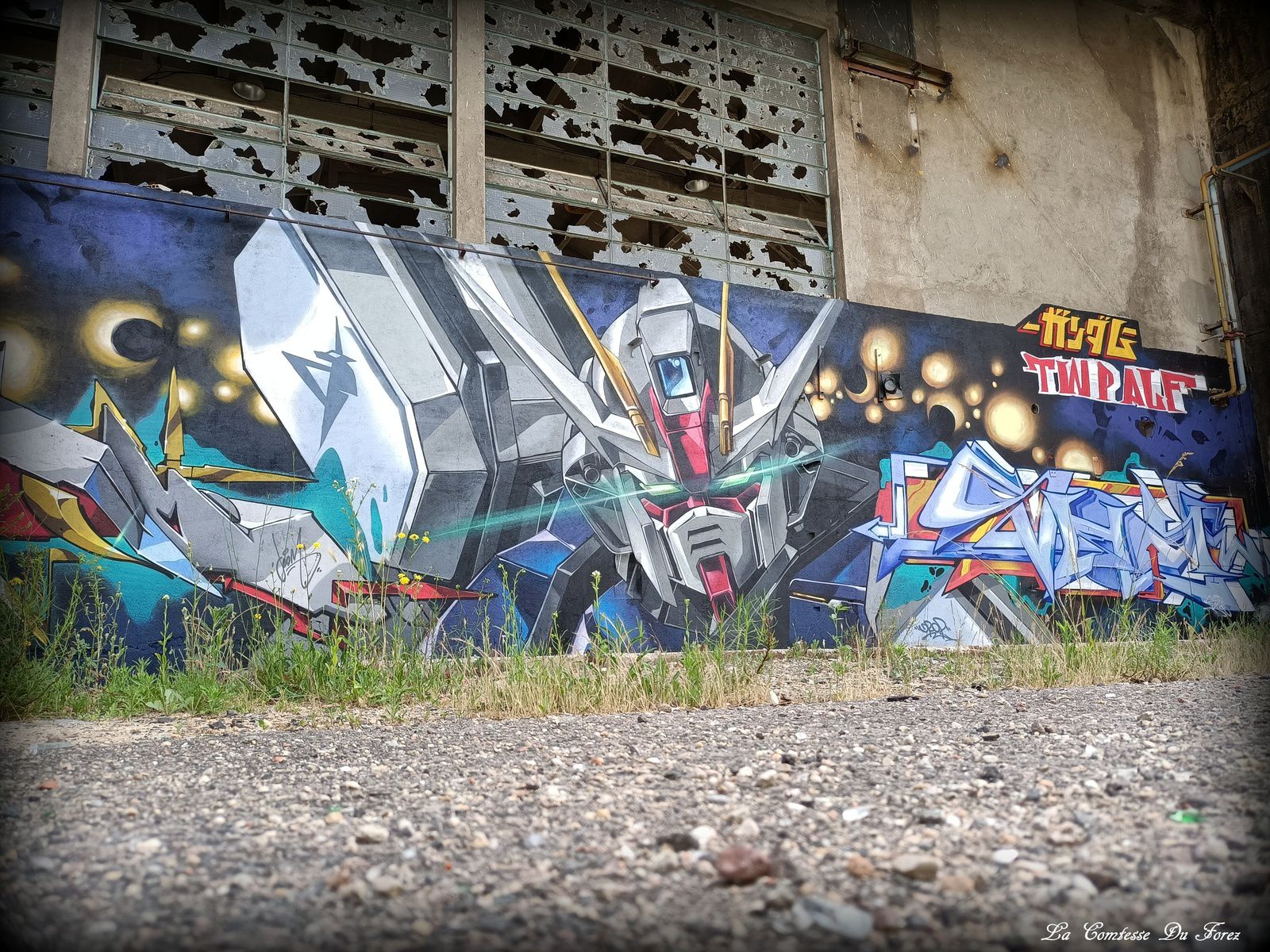 Usine désaffectée Tag et graffitis (Loire, 42)