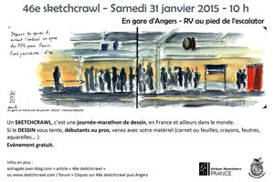 46e sketchcrawl - Gare d'Angers