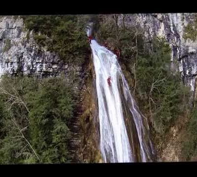 Les Pères Noel en Canyon 2013