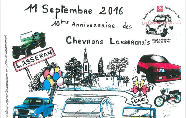 10 ème Anniversaire des Chevrons Lasséranais
