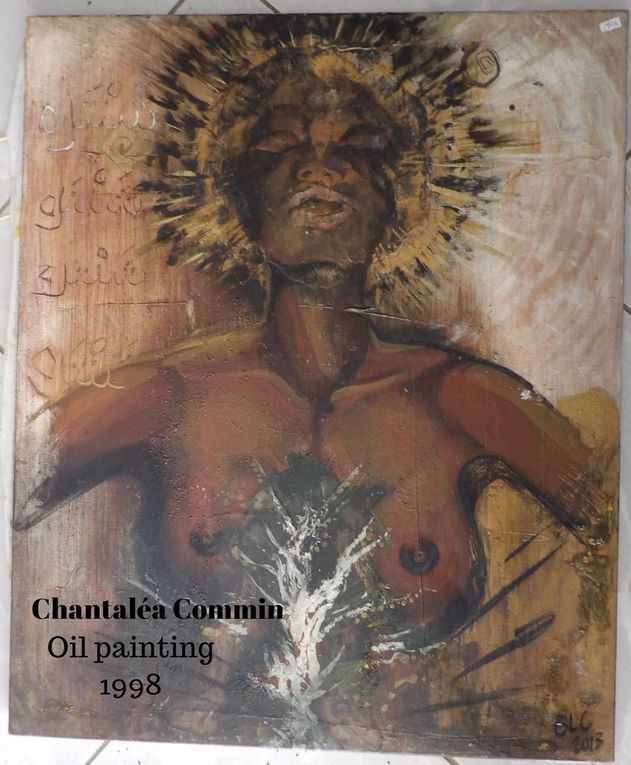 Chantaléa Commin, les années 90, peindre avec de la terre !