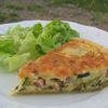 Quiche aux courgettes et jambon