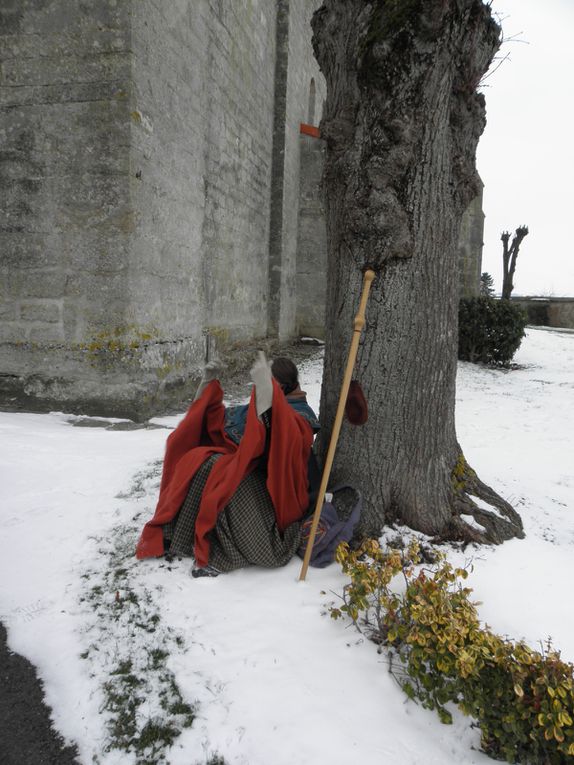 Profitant de la neige de février, je m'en vais vers Metz dans la campagne remoise