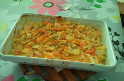 Gratin de surimi