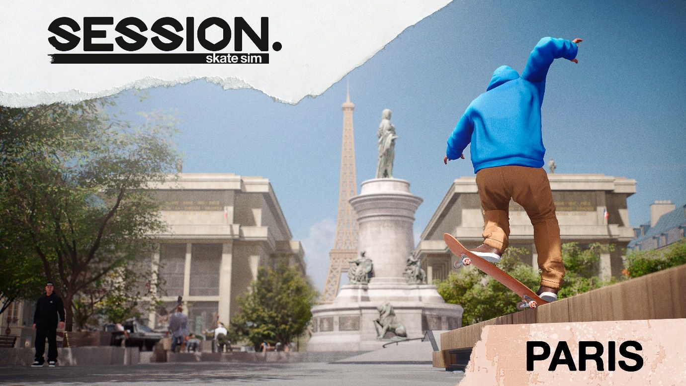 #GAMING #NACON SKATEZ SPOTS EMBLÉMATIQUES PARIS DANS SESSION SKATE #xbox #PS5 #switch