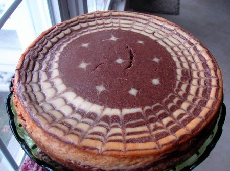 Cheesecake marbré