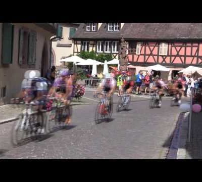 Vidéo Tour d'Alsace cyclisme 2016 à Kientzheim