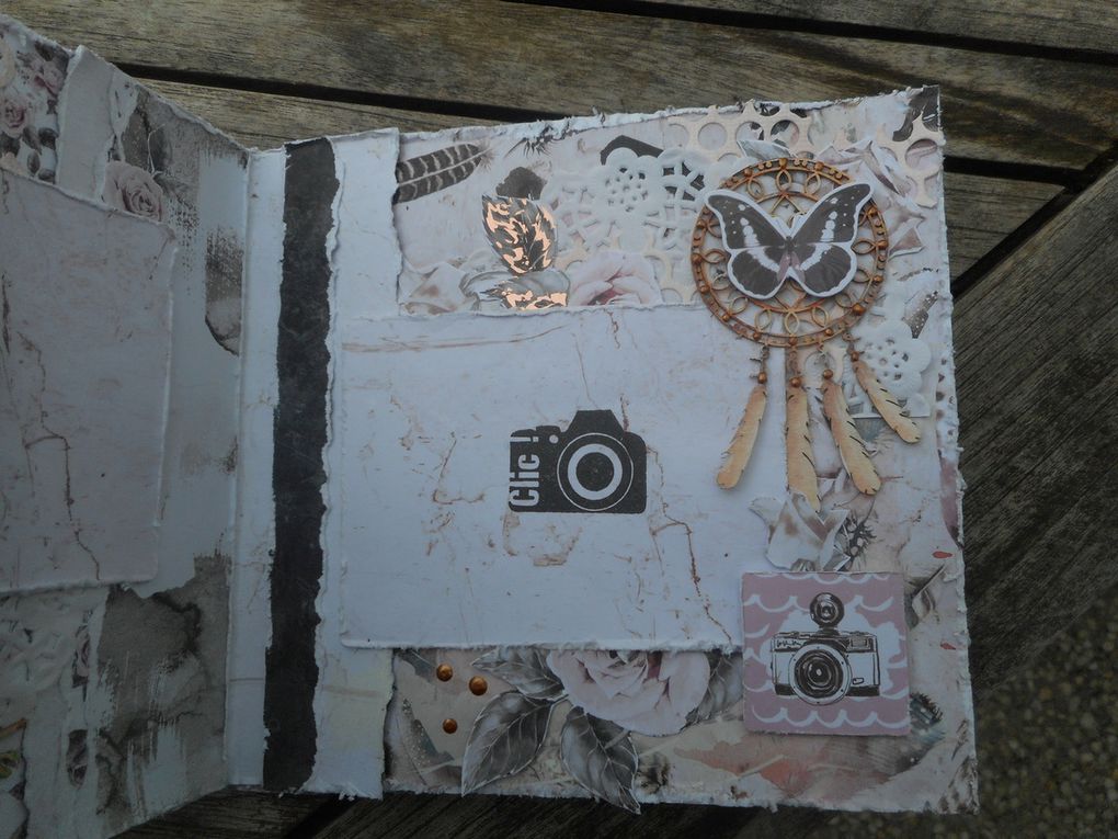 mini album shabby (rose quartz collection de prima)