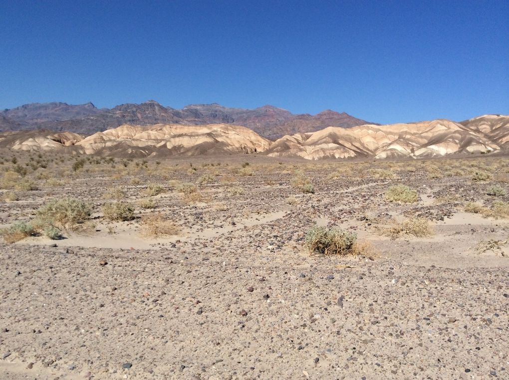Unbehebe crater et Artist Road - La palette...