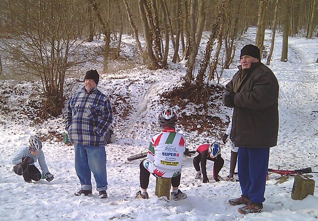 Souvenirs  de la neige dans notre région Normandie