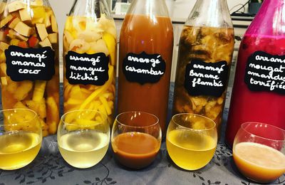 Rhum arrangé pour finir la soirée en beauté! 