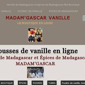 vanille de Madagascar et épices de Madagascar,chez Madam'gascar