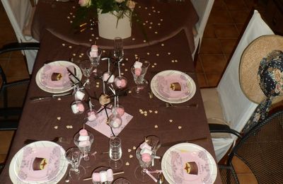 TABLE TENDRE ET GOURMANDE ( fevrier 2013)
