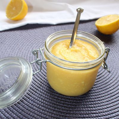 Crème citron façon lemon curd 